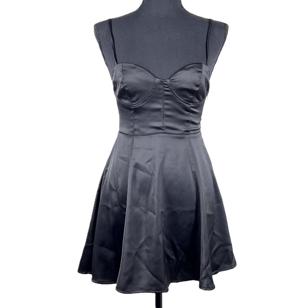 Urban Outfitters Black Orion Bustier Mini Dress - Size XS